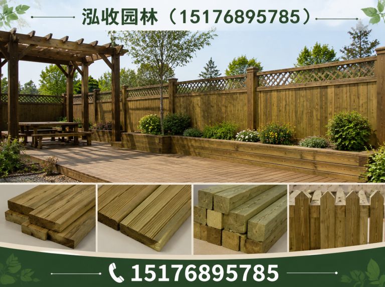 通辽京津冀防腐木工程展示图